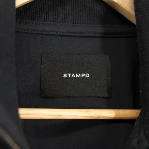 STAMPD 2K TRACK JACKET Black with white piping on sleeves | M - Picture 5 of 14
